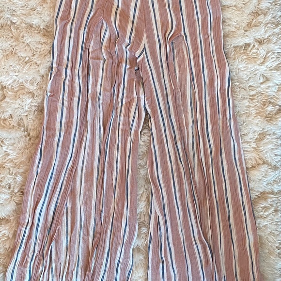 Pink Slit Open Leg Jumpsuit - Picture 3 of 6